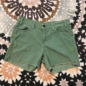 Levi’s Corduroy Cutoffs